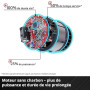 Einhell Professional Perceuse Visseuse à percussion sans fil TE-CD 18/50 Li-i BL Power X-Change (Li-ion, 18 V, moteur sans charb
