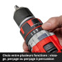 Einhell Professional Perceuse Visseuse à percussion sans fil TE-CD 18/50 Li-i BL Power X-Change (Li-ion, 18 V, moteur sans charb