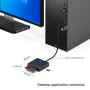 Lecteur de Carte mémoire, BENFEI 4 in 1 USB-C vers SD Adaptateur de Lecteur de Carte SD Micro SD MS CF, Compatible avec iPhone 1