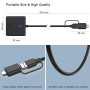 Lecteur de Carte mémoire, BENFEI 4 in 1 USB-C vers SD Adaptateur de Lecteur de Carte SD Micro SD MS CF, Compatible avec iPhone 1