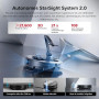 roborock Saros Z70 Robot Aspirateur 22 000Pa, Bras Mécanique OmniGrip, Châssis AdaptiLift, FlexiArm Riser, Système Autonome Star