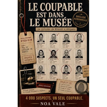 Le Coupable est dans le Musée: Une enquête policière avec 4 000 suspects, 14 indices et un seul coupable à démasquer