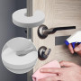 Lot De 6 Butoirs De Porte En Mousse Blanche Pour éViter Les Blessures Et Les Pincements De Porte - Protection Des Doigts Pour Bé