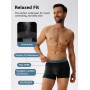 DAVID ARCHY sous-vêtements Hommes en Coton Boxeur Ajusté Slips Caleçons Pantalons de Nuit Doux et Respirants Lot Multiple