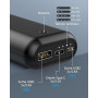 Powerbank 10 000 mAh Mini Batterie Externe compacte Power Bank Petite mais puissante avec Chargeur de téléphone Portable Micro +
