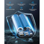 Powerbank 10 000 mAh Mini Batterie Externe compacte Power Bank Petite mais puissante avec Chargeur de téléphone Portable Micro +