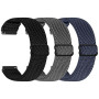 YONGBB 22mm Bracelet en nylon élastique pour Xiaomi Redmi Watch 5 Active/5 Lite/Watch S4 47mm/S4 Sport/Garmin Venu 3/Venu 2/Fore