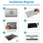ASUNCELL Batterie d'ordinateur Portable pour Air 13 Pouces A1466 (2012 mi 2013 début 2014 2015) A1369 (Fin 2010 mi 2011) A1377 A