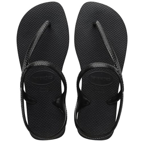 Havaianas - Flash Urban, Sandales Confortables, Élégantes et Polyvalentes, Fermeture à la Cheville, Lanières Métallisées Croisée