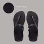 Havaianas - Flash Urban, Sandales Confortables, Élégantes et Polyvalentes, Fermeture à la Cheville, Lanières Métallisées Croisée