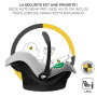 Kinderkraft ESME Poussette 3 en 1 avec porte-bébé Mink PRO I-Size, système de voyage, poussette bébé, poussette pliable, pour no