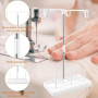 Support de Bobine de Fil,Porte de Bobine à Trois Cônes Support de Fil à Coudre en Plastique de Support de 3 Bobines pour Accesso