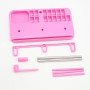 Support de Bobine de Fil,Porte de Bobine à Trois Cônes Support de Fil à Coudre en Plastique de Support de 3 Bobines pour Accesso
