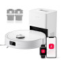 roborock Q10 S5+ Set Aspirateur Robot Laveur avec Station, 10000 Pa Aspiration, Vidage Automatique, Double Anti-emmêlement, Syst