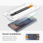 Spigen Glas.tR EZ Fit Verre Trempé pour Samsung Galaxy S25 Ultra, 2 Pièces, Installation Facile, Résistant aux Rayures, Dureté 9