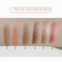 Lot de 6 fards à paupières à paillettes - Double couleur - Ombres à paupières - Waterproof