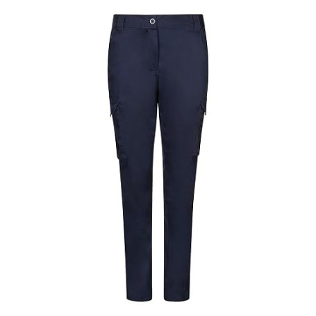 VELILLA Pantalon Stretch Multipoches pour Femme - Pantalon d'utilité Professionnelle - Coupe ajustée - Femme