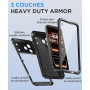 Beeasy Coque Étanche pour iPhone 17 Pro Max– [IP68 + Protection Militaire 360°] Métal Renforcé, Protège-écran Intégré – pour Ext