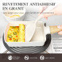 GiPP Tamagoyaki Poêle à omelette japonaise à induction - 18 x 13 cm - Revêtement anti-adhésif en granit - Sans PFOS/PFOA - Petit