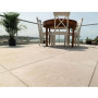 Jardinex Dalle terrasse béton Composite recyclé 50x50x3 cm - 7 kg : Facile à Poser - Sable
