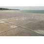 Jardinex Dalle terrasse béton Composite recyclé 50x50x3 cm - 7 kg : Facile à Poser - Sable