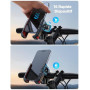 JOYROOM Support Telephone Moto, [Absorption Chocs Antidérapante] Support Téléphone Vélo du Guidon [1s Verrouillage et Libère] Un