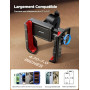 JOYROOM Support Telephone Moto, [Absorption Chocs Antidérapante] Support Téléphone Vélo du Guidon [1s Verrouillage et Libère] Un