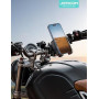 JOYROOM Support Telephone Moto, [Absorption Chocs Antidérapante] Support Téléphone Vélo du Guidon [1s Verrouillage et Libère] Un