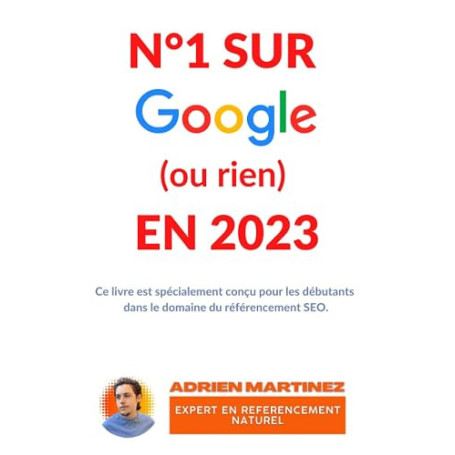 N°1 SUR GOOGLE (ou rien) EN 2023: Guide spécial pour débutant afin de voir son site en première place sur Google.