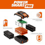 WORX - Batterie Powershare Pro Haute capacité - 20V - 8Ah - WA3648 (avec indicateur de Niveau de Charge, Compatible avec Tous Le