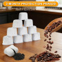 12 Pièces Filtres à Café pour Ninja Luxe Café Accessories, Charbon Actif Filtre à Eau de Rechange Absorbe Efficacement les Impur