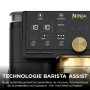Ninja Luxe Café Pro, machine à café 3-en-1 conçue par David Beckham : expresso, café filtre et infusion à froid, broyeur/buse à 