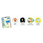 BUKI FRANCE - Montre Connectée Enfant Carte SIM Incluse – Appels, GPS, Vidéo, WiFi, Bluetooth – Bouton SOS, Application Parental