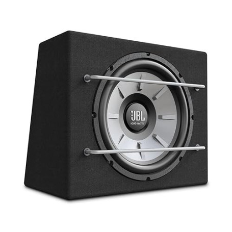 JBL Stage 1200B Subwoofer caisson de basse voiture - 1000 Watt Harman Kardon - 12'' (30cm) JBL Caisson clos compact avec subwoof