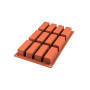 silikomart | SF026 Moule en silicone pour MINI CAKE Monoportions, antiadhésif, 12 Mini Cakes, Lot de 1 Moule à gâteau, 79 x 29 m