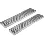 Bac de Récupération Acier Inoxydable 50x10cm Tapis de Bar Egouttoir Bac Récepteur INOX Comptoir Drip Tray Barmat Plateau d'Egout