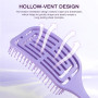 Brencco Brosse Cheveux Bouclés, Brosse a Cheveux Demelante Magique Anti-Casse & Anti-Statique, pour Boucles, Lisses, Épais ou Fi
