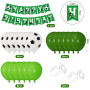 Ballon Anniversaire Football 5 Ans, Football Anniversaire Décoration 5 Ans Enfants, Décorations de Fête de Football, Ballon Vert
