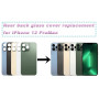 Dakexiong 13 Pro Max Vitre arrière de Rechange pour iPhone 13 Pro Max avec kit d'outils de réparation(Graphite)
