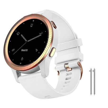 NotoCity Bracelet Vivoactive 4S, remplacement de silicone souple pour bracelet de montre de 18 mm pour montre intelligente Garmi