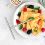Hemobllo Râteau à Crêpes en Acier Inoxydable (19 cm), Rozell Professionnel pour Poêle et Crêpière, Étaleur de Pâte Répartiteur M