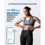RENPHO Corde à Sauter Intelligente avec Compteur, Corde à Sauter sans Fil Réglable, App Données d'Analyse, Corde a Sauter Fitnes