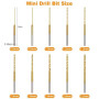 Ainiv Mini Perceuse Électrique Sans Fil à 3 Vitesses, Perceuse à Main Électrique à Chargement USB, avec 10 Petits Forets, pour B