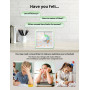 LIORQUE Minuteur Visuel Timer Enfant, 60 Minutes Chronometre Enfant et Compte à Rebours pour Enfants et Adultes, Silencieux Outi