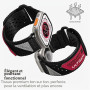 ULTIMAL Bracelet Compatible avec Apple Watch 11/10/9/8/7/6/5/4/3/2/1 SE3/SE2/SE Ultra 3/2/1, Bracelet Sport en Nylon Respirant e