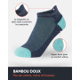 FM London Lot de 8 Paires de Chaussettes pour Homme en Bambou, Socquettes pour Homme, Chaussettes de Running, Respirantes, Résis