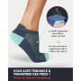 FM London Lot de 8 Paires de Chaussettes pour Homme en Bambou, Socquettes pour Homme, Chaussettes de Running, Respirantes, Résis