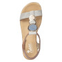 Rieker Femme Sandales 64265, Dame Sandales Fines
