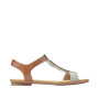 Rieker Femme Sandales 64265, Dame Sandales Fines