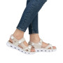 Rieker Femme Sandales 64265, Dame Sandales Fines